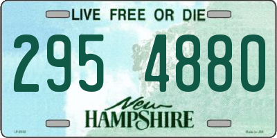 NH license plate 2954880