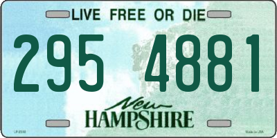 NH license plate 2954881