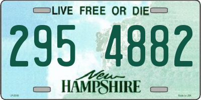 NH license plate 2954882