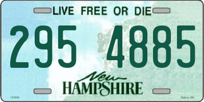 NH license plate 2954885