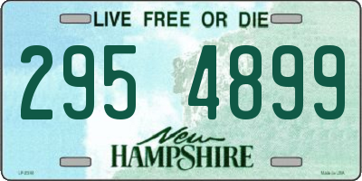 NH license plate 2954899