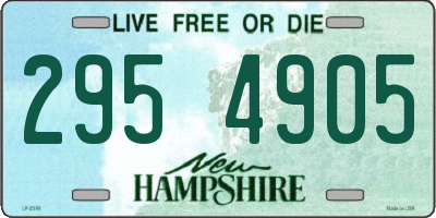 NH license plate 2954905