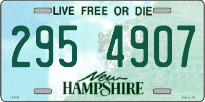 NH license plate 2954907