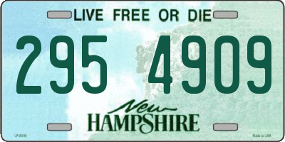 NH license plate 2954909