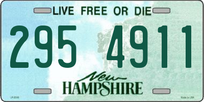 NH license plate 2954911