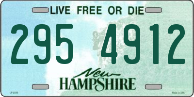 NH license plate 2954912