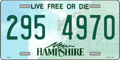 NH license plate 2954970