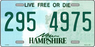 NH license plate 2954975