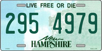 NH license plate 2954979