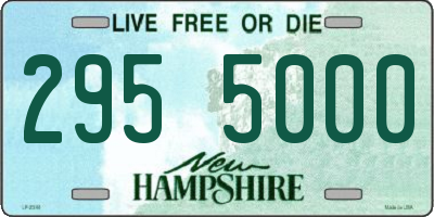 NH license plate 2955000