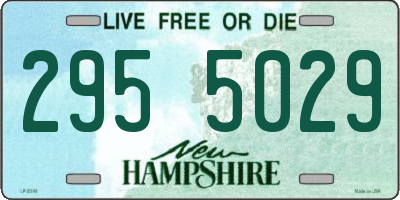 NH license plate 2955029