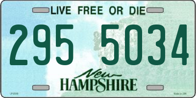 NH license plate 2955034
