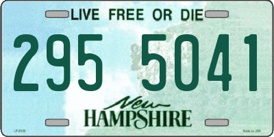 NH license plate 2955041