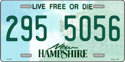NH license plate 2955056