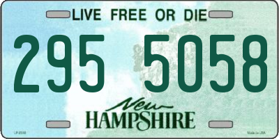 NH license plate 2955058