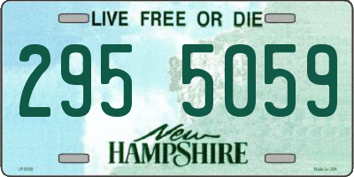 NH license plate 2955059