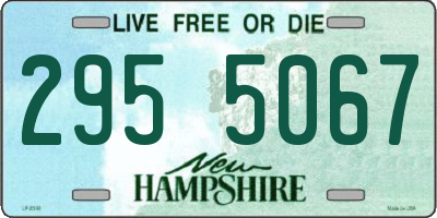NH license plate 2955067
