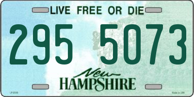 NH license plate 2955073