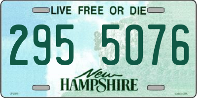 NH license plate 2955076