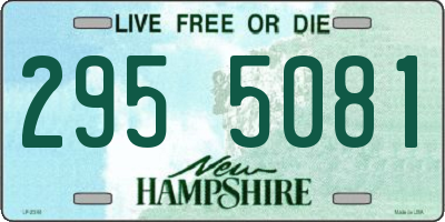 NH license plate 2955081