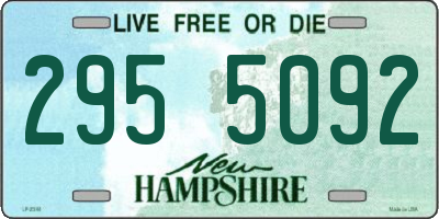 NH license plate 2955092