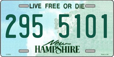 NH license plate 2955101