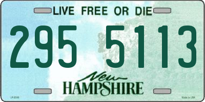 NH license plate 2955113