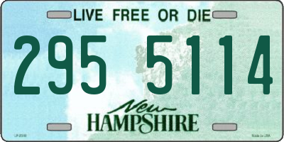 NH license plate 2955114