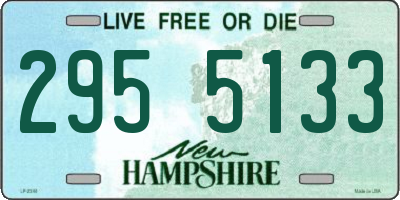 NH license plate 2955133