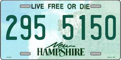 NH license plate 2955150