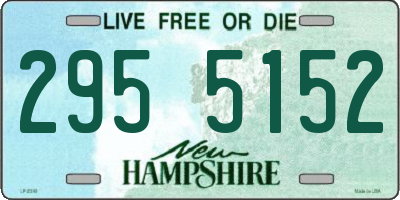 NH license plate 2955152
