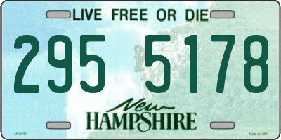 NH license plate 2955178