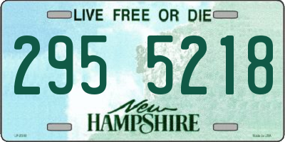 NH license plate 2955218