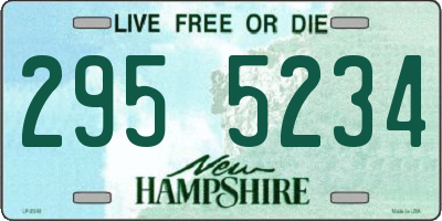 NH license plate 2955234