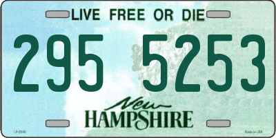 NH license plate 2955253