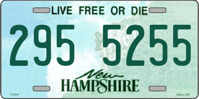 NH license plate 2955255