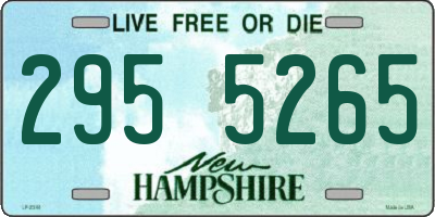 NH license plate 2955265