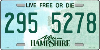 NH license plate 2955278
