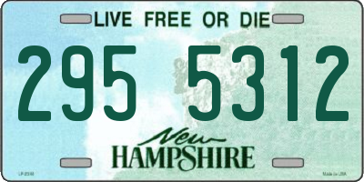 NH license plate 2955312