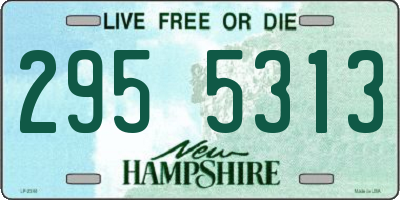 NH license plate 2955313