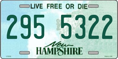 NH license plate 2955322