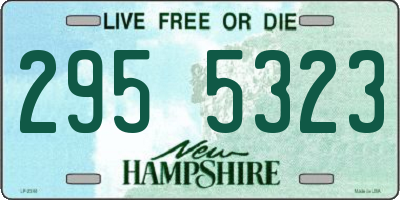 NH license plate 2955323
