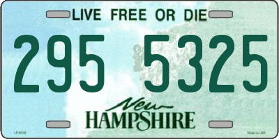 NH license plate 2955325