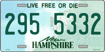 NH license plate 2955332