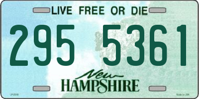 NH license plate 2955361