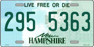 NH license plate 2955363