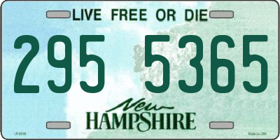 NH license plate 2955365