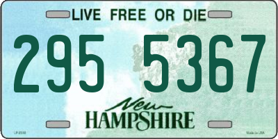 NH license plate 2955367