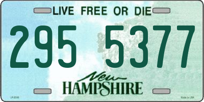 NH license plate 2955377