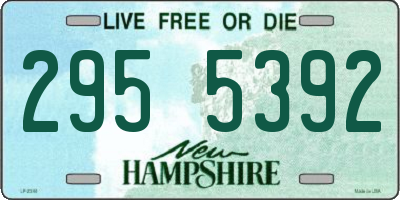 NH license plate 2955392